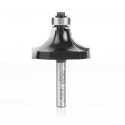 Timberline Router Bit. Carbide Tipped Corner Rounding 1/2 R x 1-1/2 D x 3/4 CH x 1/4 Inch Shank w/ Lower Ball Bearing Router Bit. The basic edge-forming bit, the corner-rounding bit rounds an edge to a given radius. (320-34)