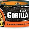 Gorilla Tape Black 12yds, Heavy Duty And Double Thick. Ideal For Indoor And Outdoor Use And Made To Stick To Rough, Uneven, Unforgiving Surfaces Like Like Wood, Stone, Stucco, Plaster, Brick And More.  12 Yards, 60124