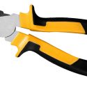 Worksite Combination Pliers 8inch, High Leverage, Cr-v Steel, TPR handle. Ideal for all common installation and repair work, gripping, bending, holding, pulling and turning of various workpieces. Slim head design jaws to use when working in tough, confined areas. WT1308