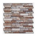 Morcart-3D Mosaic Self Adhesive Tile Wall Sticker Backsplash DIY For Bathrooms, Kitchens, Oil-Proof, Waterproof- 12 inches X 12 inches -MT1085