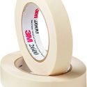 3M 1 Inch Masking Tape – Used General Purposes, Beige White Color, for Painting. Ideal for Home, Office, School Stationery, Arts, Crafts and More – MDSP071