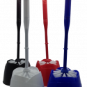 Bath To The Basics Simple Brush with Holder, Toilet Deep Cleansing Brush with Holder – A Toilet Cleaning Brush Set That Includes a 360 Brush for Perfect Hygiene Toilet Cleaning and a Brush Holder That Keeps The Brush Inside comes in Assorted Colours CH10025