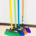 Eterna Slim Fit Straight Broom with Long Metal Handle, Indoor and Outdoor Use, Easy Assembly. Ideal for Cleaning Kitchen, Office, Home, Lobby and More – GP50