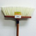 Eterna Soft Bristle Straight Broom with Long Wooden Handle, Indoor Use, Heavy Duty, Easy Assembly. Ideal for Home, Kitchen, Office, Bathroom, Tiles and More – GP08