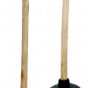 CleanHouse Plunger With Wooden Handle.Long Wooden Toilet Plunger Durable, Flexible, Long Handle Plunger with Wooden Handle Ideal for Toilets, bathrooms, Kitchen Sinks and other uses. CH80099