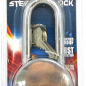 ProTouch Lound Round Steel Pad Lock. 65 Millimter Steel Pad Lock With 2 1/2 Inch Long Shackle, Weather-Proof, Indoor And Outdoor. Ideal For Gate, Fence, Shed, Garage And More – CH90107