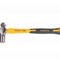 Worksite Ball Pein Hammer & Claw Hammer, 3 LBS Ergonomic Fiberglass Handle, Forged Steel Head for superior strength and durability. WT3028