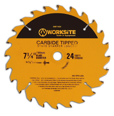 Worksite Tct Carbide Tipped Circular, Best 7 1 4 Circular Saw Blade For Laminate Countertop