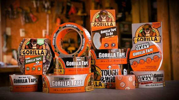 Gorilla Heavy Duty Duct Tape - Waterproof, Thick Adhesive Repair Tape, 10 Yd Roll