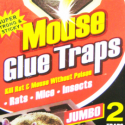 HomeStyle Super Jumbo Rat Glue Trap. Mouse Glue Traps, Humane Mouse Glue Trap, Mice Traps Sticky Pad Boards Strongly Adhesive Mouse Traps That Work No See Kill for House Indoor & Outdoor Use Pet Safe. CH90013