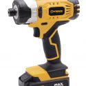 Worksite Cordless Impact Driver 20V Max, 1,590 in-lbs of Torque, 1/4-IN. Hex with Lithium-ion Battery, Quick Charger, 1590 in-lbs and Storage Bag Included, Ideal for drilling through or screwing in wood, metal, and plastic, soft grip handle provides added comfort during use. LIGHTWEIGHT: 3.1 pound weight, LONG LASTING: Lithium-Ion battery technology, BUILT-IN LED WORKLIGHT, CIS326A