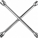 Worksite 4 Way Lug Wrench 14 inches, Cross Spanner, Socket Wrench. Portable & Professional Combined Tire Wrench. Remove Car Wheel Lug Nut, High quality carbon steel, special heat treatment, all polished chrome surface WT2186