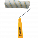 Worksite Paint Roller Cylinder Brush 1/2 X 9 inch. Includes Roller Frame with Cover, Ergonomic Comfort Grip Handle for maximum comfort and reduced fatigue. Use with all Paints and Stains, Get an ultra smooth finish, for do-it-yourselfers and Professional Painters WT8100