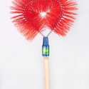 Eterna Cobweb Duster Head Brush // Big and Puffy Spider Web Brush for Outdoor & Indoor Web Cleaning // Twist-On Corner Duster Fits Standard Acme Threaded Extension Poles // Best Cobweb Brush Head  GP41