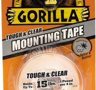 Gorilla Glue Tough And Clear Mounting Double Sided Tape 1inch x 60inches-6065003 (Copy)