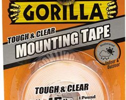 Gorilla Glue Tough And Clear Mounting Double Sided Tape 1inch x 60inches-6065003 (Copy)
