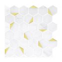 Morcart-3D Mosaic Self Adhesive Tile Wall Sticker Backsplash – Used DIY For Bathrooms, Kitchens, Oil-Proof, Waterproof – 12 inches X 12 inches – MT1179 PRICE PER UNIT