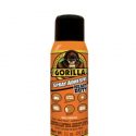 GORILLA SPRAY ADHESIVE- Heavy Duty, Multi-Purpose and Easy to Use. Gorilla Spray Adhesive Forms a Clear, Permanent Bond that is Moisture Resistant and Can Be Used on Projects Both Indoors and Out- 6314401