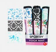Sportiv Yoga Mat-Printed in Assorted Colours, Durable 6mm Thick Yoga Mat for Indoor and Outdoor Yoga, At home, Gym or Park Etc- CV85525