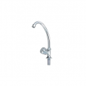 Chrome Finish Goose Neck Tap, 1/2 Inch. Water Flow Control, 29-011PS -Restyle, Re-Vamp And Restore Both Kitchen And Bathroom With A Range Of Classic And Traditionally Designed Taps. The Tap Combines Both Functionality And Affordability, Styled With A Polished Chrome Finish And Various Handle Types To Complement Many Styles Of Both Kitchen And Bathroom Designs. CHGM098