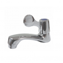 AQUARIUS Chrome Plated Tap Pillar Quarter Turn, 1/2 inch Male Inlet. Perfect for Home, Office, and Public Use. This Basin Sink Tap is Easy and Quick to Install, very Simple, Suitable for Novice. Easy to Match Most Basin Sink. Suitable for Low Pressure Systems.  CHIB079