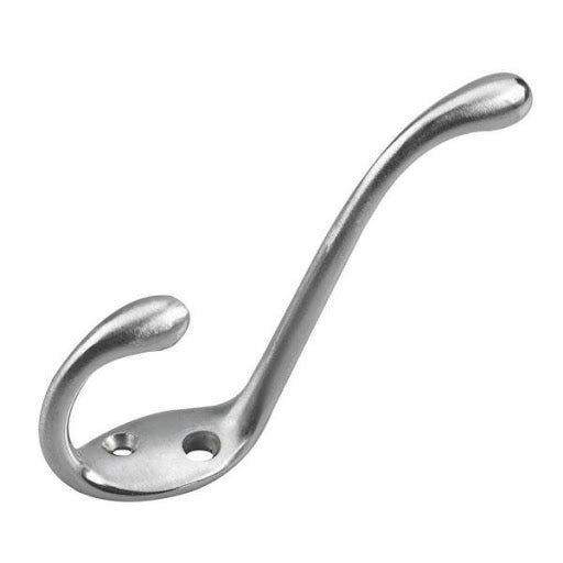 Durable, Elegant, Chrome Clothing Hooks With Screws - Design For Bathroom  Convenience - Gives A Unique Look - High Quality Zinc - Can Also Hold One  Roll Of Tissue For Easy Roll