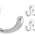 Durable, E, Elegant, Chrome Clothing Hooks With Screws – Bathroom Convenience – Brings A Stunning Look – Durable And Long Lasting – High Quality Zinc DieCHGM087