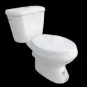 ARROW White Lower Level Toilet Set With Flush Button System. Enhance Your Bathroom Area At Home Or The Workplace With This Durable, Elegant, Stylish Toilet Set. Low-Consumption (1.6 Gpf/6.0 Lpf) Helps You Save Water Making It Perfect For The Dry Season. Saves Clean Up Time With Its ‘Everclean’ Surface. CHAR280