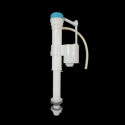 ARROW RT Bottom Supply Valve. This Repair Kit Comprises of Bottom Inlet Valve For Arrow Toilet , 2 in 1 Complete with Float Adjustable 9- 13 Inches and  1/2 inch (M) Inlet. Compatible With Arrow Brand Toilets as well as Universal Toilets. East To Install, Made With Durable Plastic– A1260 – RTPT002
