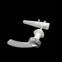 Cronex Cistern Light Lever. Size – 1/2Inch Toilet Handle Replacement. Front Mount Universal Fitting, Fits Most Toilet Bowl Sets. Elegant Style With Chrome Finish. Hi-Impact Plastic Construction Will Endure The Rigors Of Everyday Use At Home Or Work. CP5465 – CRX0018