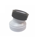 CRONEX Pan Made Connector, Offset 40 Millimeter Offset. High Quality Finish, Colour To Match All Systems. Suitable For All Types Of Commercial And Domestic Installations.  Made Of Durable White PVC And Rubber Washer.  CRX0023-CXP5041