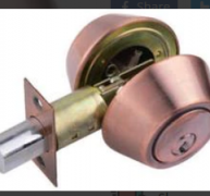 RAIDER Deadbolt Door Knob Lockset D102 Antique Copper (AC) for Office or Front Door