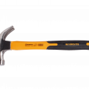 WORKSITE Claw Hammer 250 Grams Carbon Steel, Hardwood Handle, Curved Claw Head For Prying And Pulling Nails And More; Delivers Powerful Strikes, Ideal For Construction, Home Improvement, General Repairs And Maintenance, Woodworking, Art Hanging, And More. WT3004
