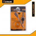HOTECHE 3 Piece Hole Saw Set. A 2.5″ Hole Saw, A 7/8″ Wood Spade Bit, and A Arbor. Wide Application for Wooden Projects. Ideal For DIY Projects and Home Repairs. PVHH030 / 601011