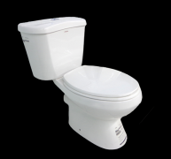 ARROW White P Trap Close Coupling Toilet Set. Built with a 6 Litre Tank. Toilet Seat Included. Bottom Water Inlet with Flush Button System.  Enhance Your Bathroom Area At Home Or The Workplace With This Durable, Elegant, Stylish Toilet Set. Low-Consumption (1.6 Gpf/6.0 Lpf) Helps You Save Water Making It Perfect For The Dry Season. Saves Clean Up Time With Its ‘Everclean’ Surface. CHAR122