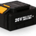 WORKSITE 20 Volt 4.0-AH Lithium-Ion Replacement Battery, Compatible with All WORKSITE Tools