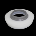 MEGALUXE Wax Ring With Flange. Generic Wax Gasket With Plastic Flange. Suitable For S-Trap Toilet Sets. Can Be Used On A New Install or For A Repair of a Toilet Seat. Universal Construction Wax Gasket Fits Both 3 inch and 4 inch Waste Lines. HBCI085 