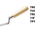 BROWN’S USA 1/8 X 5 Inch Tuck Point Trowel. A One-Piece Forged Tool With A Hardwood Handle. The Handle Is Securely Attached With A Metal Ferrule. The Pointer Significantly Speeds Up The Process Of Applying Hydraulic Cement To The Exterior Foundation. The Ergonomic Shapes Allow For Jointing Perfectly. TPT01