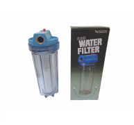 AQUA PRO Water Filter Complete. With A Clear Procarb Housing. Reduces Red, Orange & Brown Iron Stains & Metallic Taste. Ideal For Homes, Spas, Offices, And Gyms. BCLT001