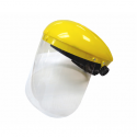 MEGALUXE Clear Adjustable Face Sheild. Offers Full Face Protection, Eyes, Nose And Mouth. Lightweight Polycarbonate Visor. Clear In Colour. Offering The Most Lightweight, Yet Sturdy, Facial Coverage To Protect Your Eyes, Nose And Mouth From Respiratory Droplets, Saliva, Splash, Oil And Other Airborne Debris, Or Liquids. This Full Face Shield Is Compliant With ANSI Z87.1 And CE Certified.  Uses Include: Dental, Healthcare, Laboratory, Construction, Carpentry, Industrial, Maintenance, Personal Protective Equipment, Etc. CHIN004