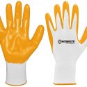 Worksite Nitrile Gloves, yellow Perfect for painters, plumbers, janitors, mechanics, industrial and household use.-WT9507