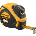“Worksite 26 Feet X 1 inch (8mx25mm), MULTI PURPOSE MEASURING TAPE – 26ft/8m measuring tape (25mm wide, 0.13mm thick) in high accuracy perfect for DIY, woodworking, home decoration, architects – WT410825 ”  No reviews