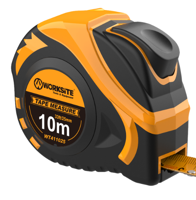 “Worksite 33 Feet X 1 inch (10mx25mm), MULTI PURPOSE MEASURING TAPE – 33ft/10m measuring tape (25mm wide, 0.13mm thick) in high accuracy perfect for DIY, woodworking, home decoration, architects – WT410825 ”  No reviews