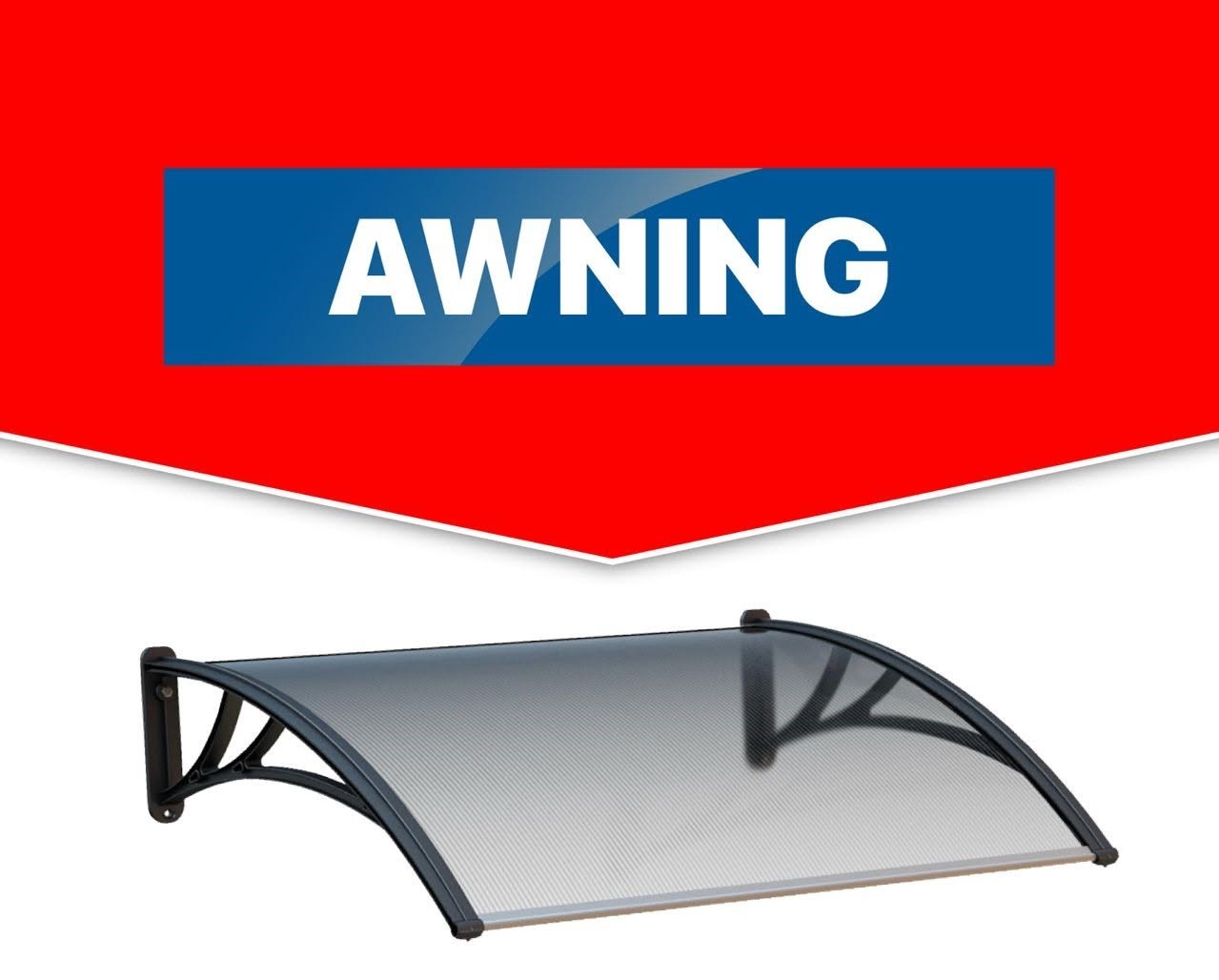 Polycarbonate Awnings features weather resistance offering you protection from sun and rain – D1200A-S