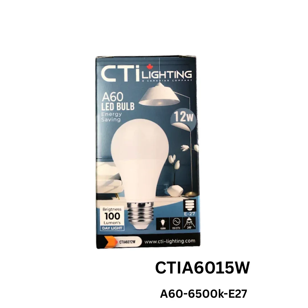 CTI A60 LED LIGHT BULB Long-lasting, eco-friendly LED design-CTIA6015W