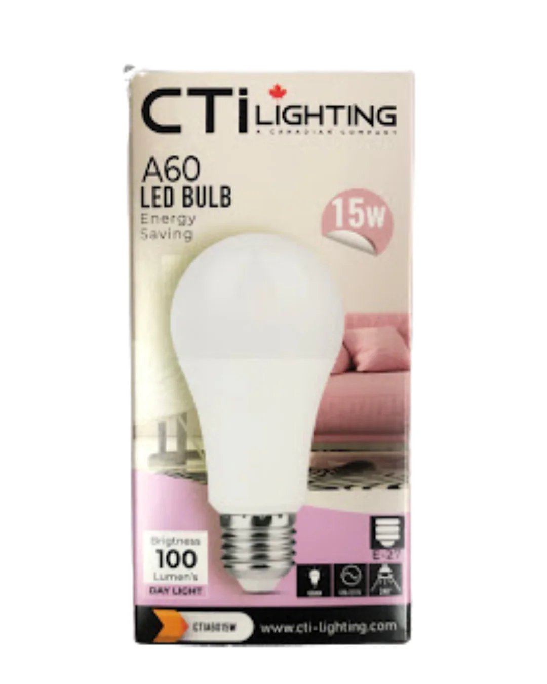 CTI A60 LED LIGHT BULB Long-lasting, eco-friendly LED design-CTIA6012W  