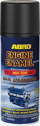 ABRO Engine Enamel with Ceramic Black EE-555-BLK (MABRO133)