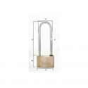 YALE  Steel Pad Lock with Long Shackle